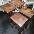 Quattro tavolini art nouveau